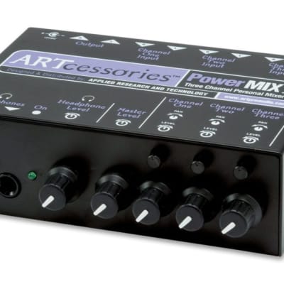 ART PWRMIX-3 3 Channel ¼” Stereo Mini Mixer image 2