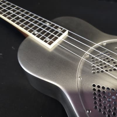 Gold Tone Resouke: Tenor-Scale Metal Body Resonator Ukulele with Gig Bag image 11