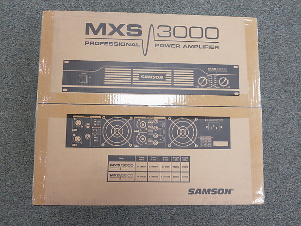 Samson MXS3000 Power Amp image 1