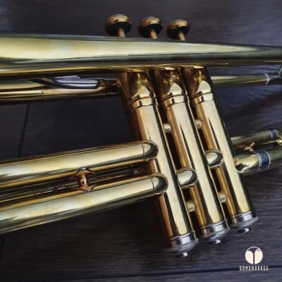 1956 Martin Imperial trumpet, mutes, Mt Vernon mouthpiece | Gamonbrass image 14