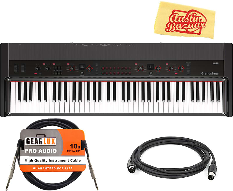 Korg Grandstage 73-Key Digital Stage Piano w/ Instrument Cable