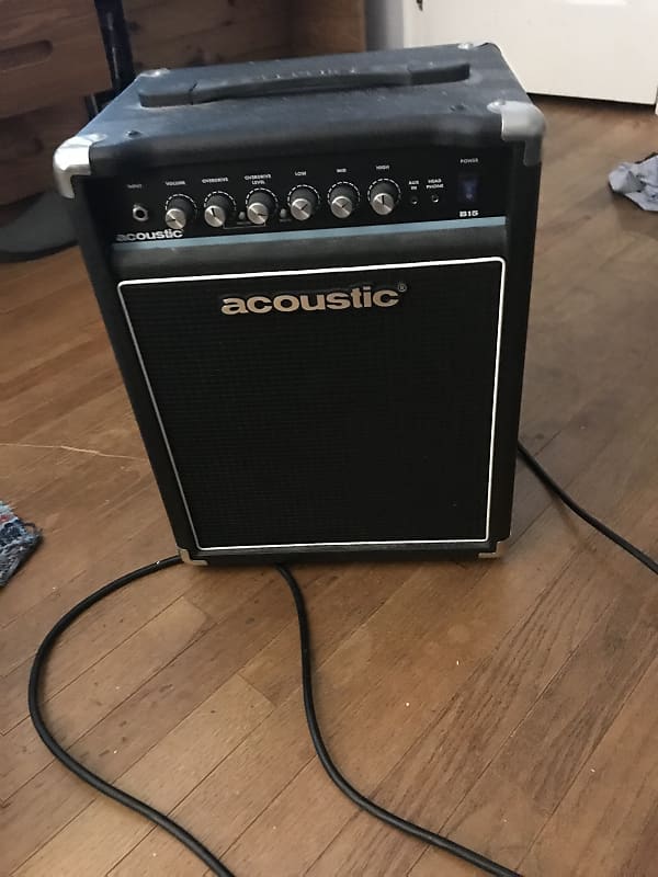 Acoustic B15 30watt Black Bass Guitar Combo Amp Reverb