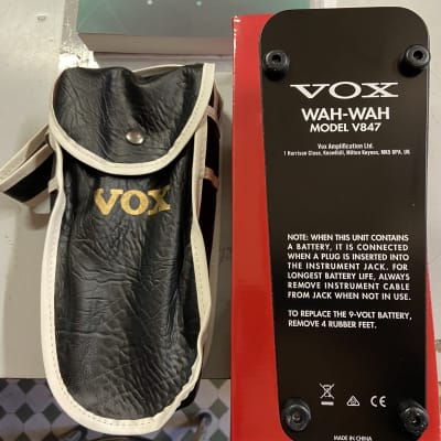 Pedale effetto per chitarra vox wah-wah v847 image 2