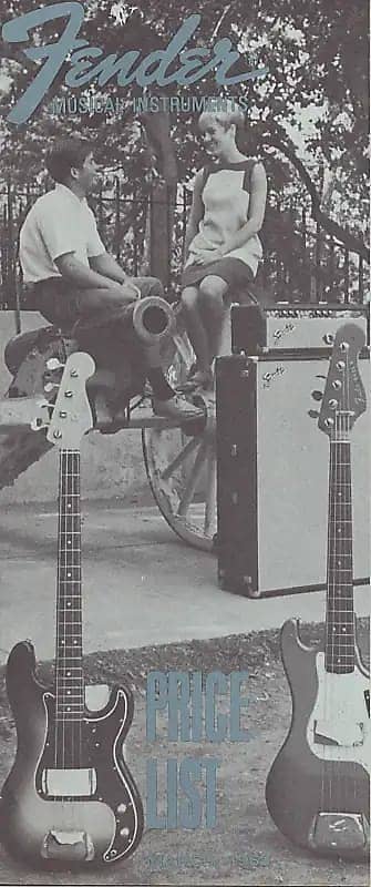 Fender- Price List, March 1968 image 1