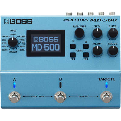 BOSS MD-500 Modulation MIDI USB Stereo Buffered True Bypass Guitar Effects Pedal image 1