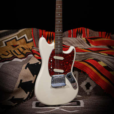 2007 Fender Mustang MIJ "Olympic White" image 2