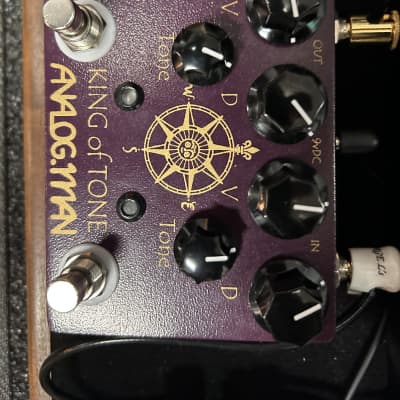 King of Tone V4 with 4 Jack, Toggle, High Gain Red Side