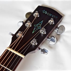 Alvarez MD70CE Masterworks Acoustic/Electric Guitar Natural w/ Alvarez Gig Bag image 6