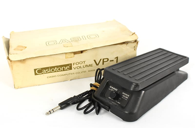 Vintage Casio VP1 Foot Volume Pedal Reverb