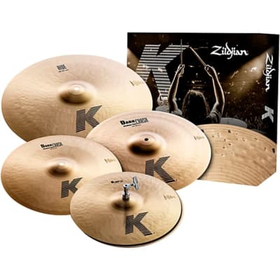 Zildjian  K Cymbal Set - 14/16/20 inch - with Free 18 inch Dark Crash 2023 - Gold image 1