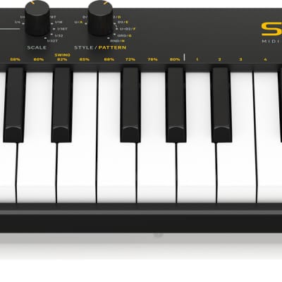 Behringer SWING 32-Key USB MIDI Controller Keyboard / Sequencer 2021 - Present - Black - NEW image 6