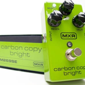 MXR M269SE Carbon Copt Bright Delay Guitar Efffects Pedal image 1