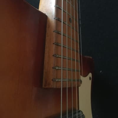 1960’s Strad O Lin Electric guitar Aged tobacco finish image 19