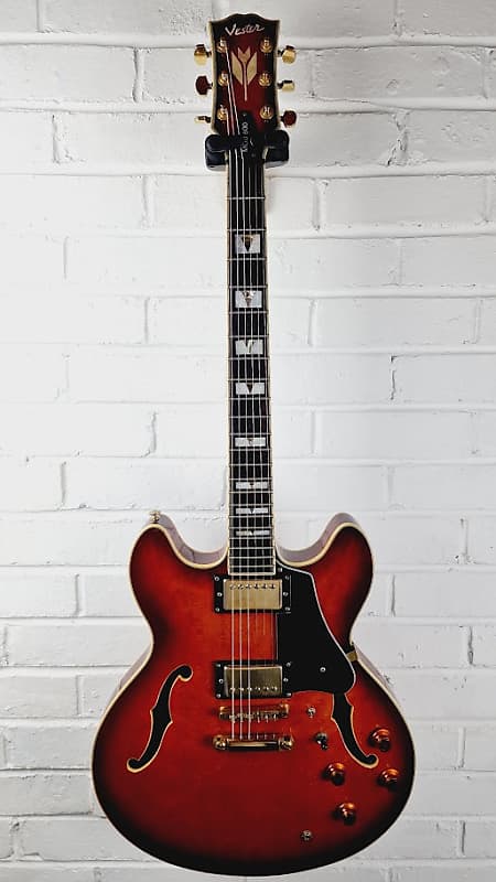 VESTER MOD 800 KOREAN 355 70s/80s HOLLOW ELECTIC GUITAR | Reverb