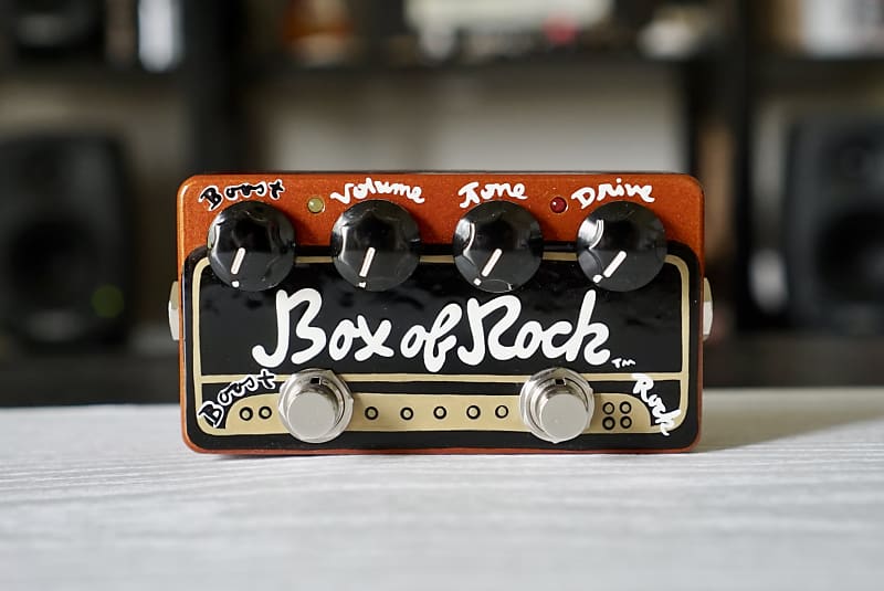 BRAND NEW Zvex Hand Painted Box of Rock Hand Wired | Reverb