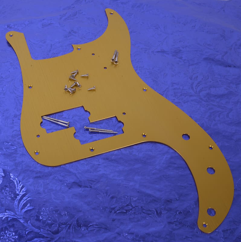 '57 Style Gold Anodized Aluminum Pickguard For Fender Reverb