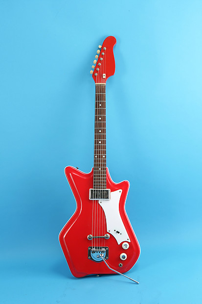 Supro Airline Valco Guitar 1965 Red