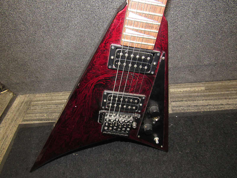 Jackson Randy Rhoads RR3 Crimson Red Swirl Flying V Guitar