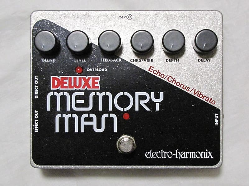 Used Electro-Harmonix EHX Deluxe Memory Man Delay Guitar Effects Pedal image 1
