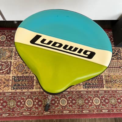 Ludwig Atlas Motorcycle Throne Blue and Olive image 2