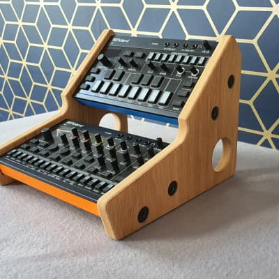 Roland Aira Compact S1 J6 T8 E4 - Oak Veneer Stand from Synths And Wood image 6