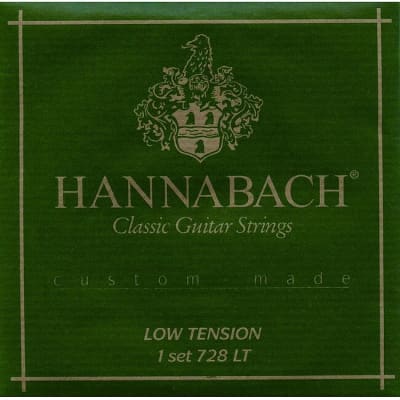 HANNABACH 728 LT Low Tension Custom Made E1-E6 Saiten für Konzertgitarre Nylon for sale