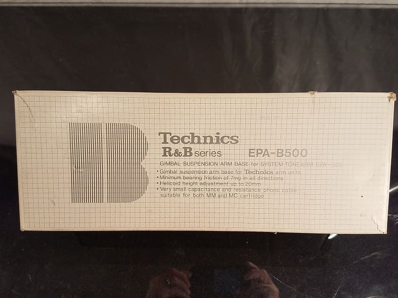 Technics EPA-B500 tonearm base unit (rare R&B series EPA-500 arm)