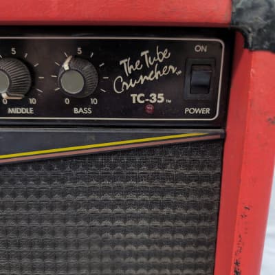 Gorilla TC-35 The Tube Cruncher Guitar Combo Amp Vintage Red image 2