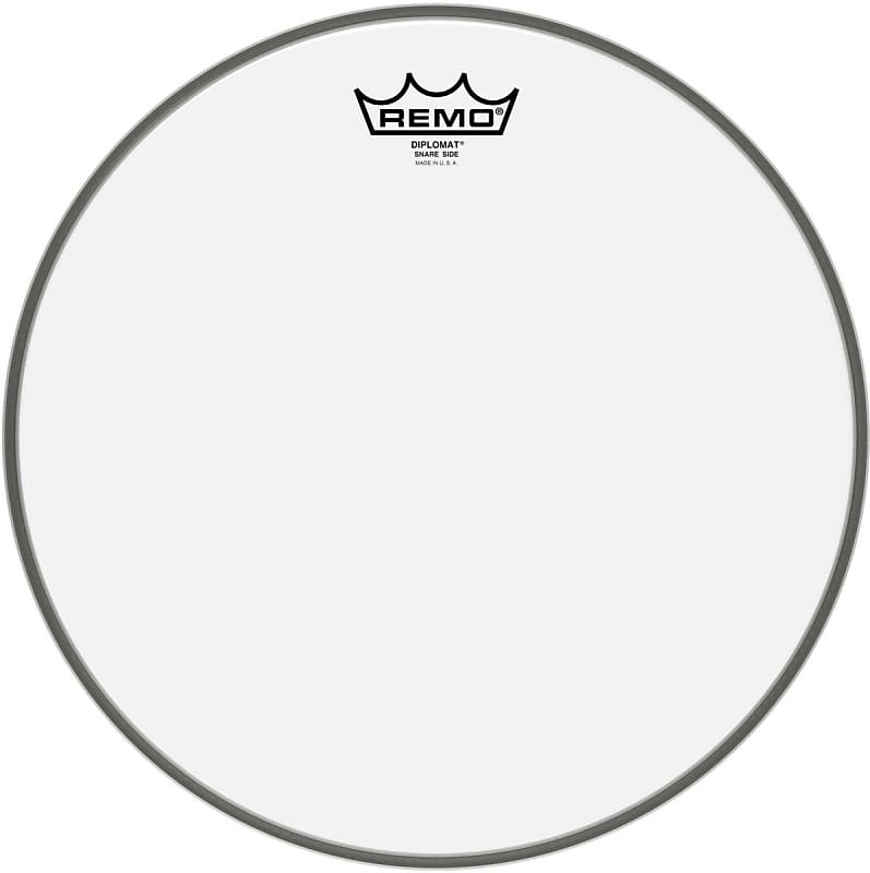 Remo SD-0114-00 Diplomat Hazy Snare-side Drumhead - 14 inch image 1