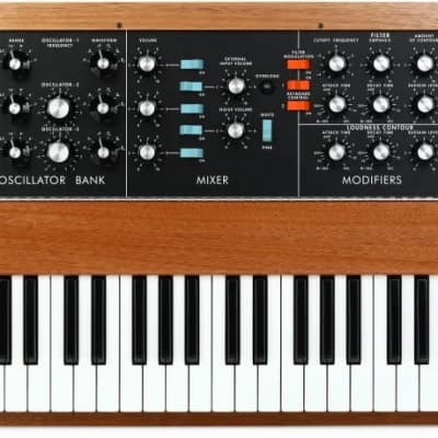 Moog Minimoog Model D Special Edition (Rare) Mahogany Reissue 44-Key Monophonic Synthesizer (2022) - Mahogany Wood