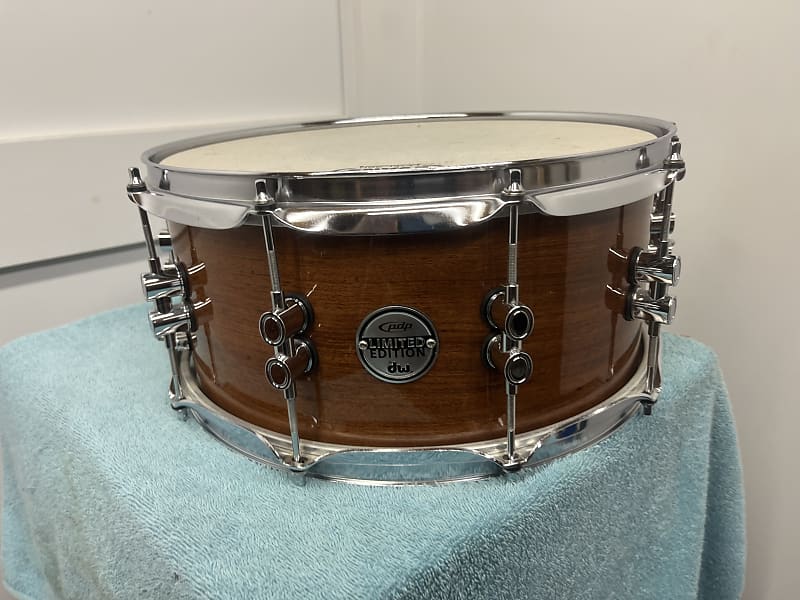 PDP Bubinga Maple 20 ply snare drum - Gloss Lacquer image 1