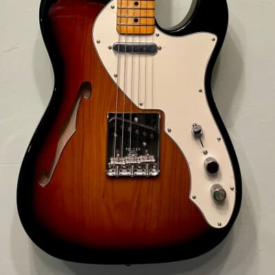 Fender American Original '60s Telecaster Thinline 2020 - 2022 - 3-Tone Sunburst for sale