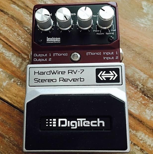 Digitech Hardwire RV7 Stereo Reverb Reverb