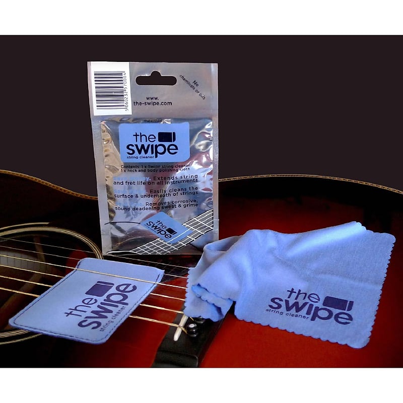 One-Swipe Guitar String Cleaner, Electric Instrument Bass Violin