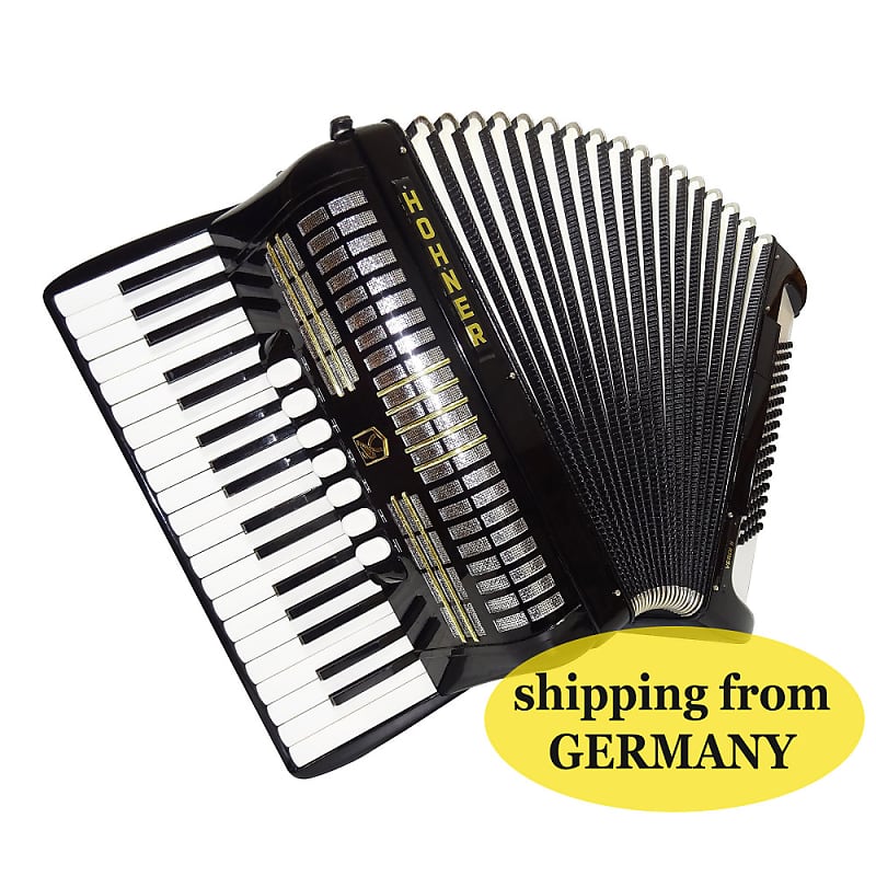 MADEIN　GERMANY　HOHNER VERD アコーディオン 37鍵 黒 MADEIN GERMANY HOHNER VERD アコーディオン 37鍵 黒 Vintage Hohner