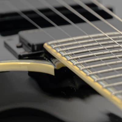 2009 B.C. Rich Warlock NJ DLX Gloss Black w/ Neck Thru Construction, EMG 81/85 Active Humbuckers, Original Gigbag image 8