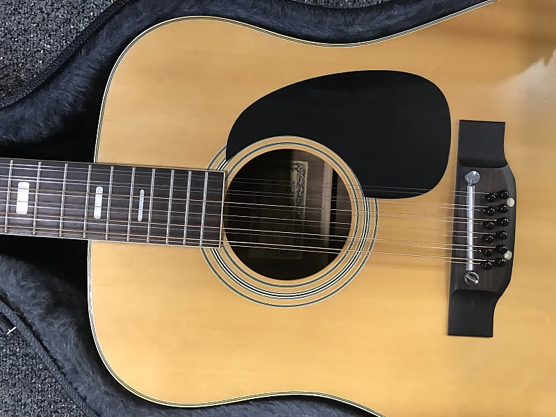 Kiso-Suzuki 12 string dreadnought guitar model W-150 made in Japan