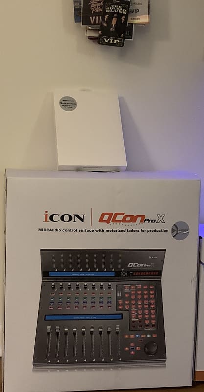 Icon QCon Pro X DAW Controller PLUS Pro XS 8 ch expander AND Icon QCon Pro X DAW Controller PLUS Pro XS 8 ch expander AND