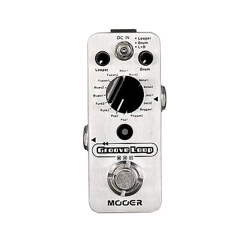 Mooer Groove Loop Drum Machine + Looper Pedal Reverb UK
