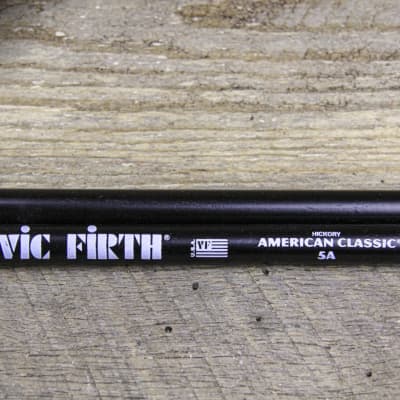 Vic Firth American Classic 5AB Black Drum Sticks image 2