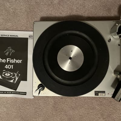 The Fisher 401 Turntable Made in Germany / Parts with Pickering XV-15 Cartridge image 3