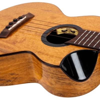Flight Fireball EQ-A Tenor Ukulele New - solid mango body with dyed maple appointments image 8