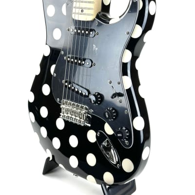 Fender Buddy Guy Artist Series Signature Stratocaster - Black with Polka Dots image 2