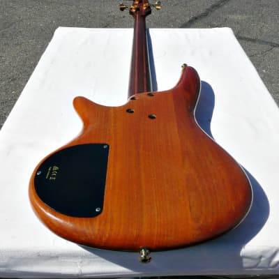 Ibanez SR1200 Premium SR Series Bass Guitar with Ibanez Custom Hardshell Bass Case - Vintage Natural Flat Finish - PV MUSIC Guitar Shop Inspected Setup + Tested Plays / Sounds / Looks Excellent Condition - Free Shipping image 7