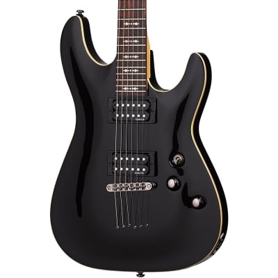 Schecter Omen 6 Electric Guitar (Black)(New) image 1
