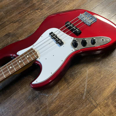 2010 Fender JB-62 LH Jazz Bass Reissue Left-Handed Candy Apple Red MIJ Japan image 7
