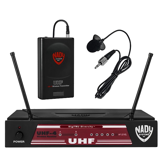 Nady UHF4 Wireless Lavalier Microphone System with True Reverb