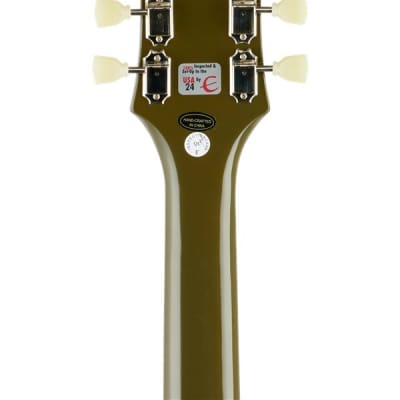 Epiphone Exclusive Run SG Standard 61 Maestro Guitar Olive Drab Green image 8