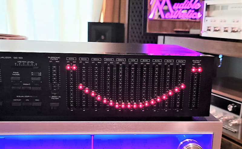 Yamaha GE-60 グラフィックイコライザー Yamaha Natural Sound Graphic GE60 RARE Hard-to-Find