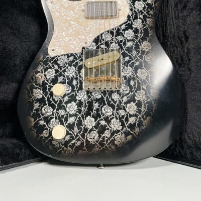 2018 Echopark Clarence Rose Left-Handed Electric Guitar USA w/OHSC image 3